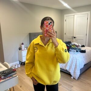 Bumble Yellow Pullover Sweatshirt